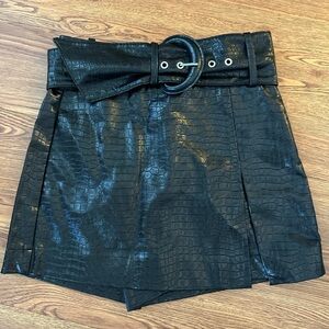 ZARA Black Skort